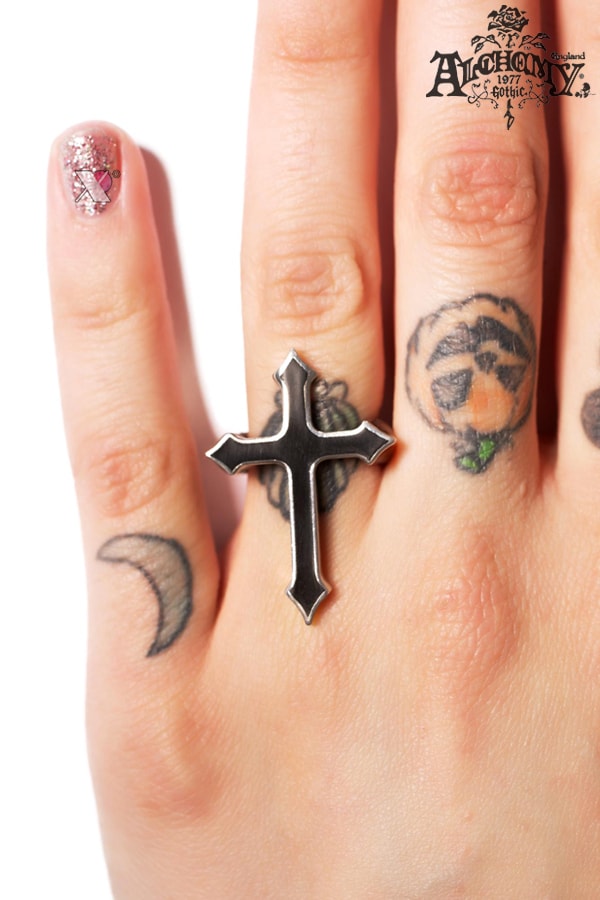 Large Alchemy Gothic In Memoriam Ring