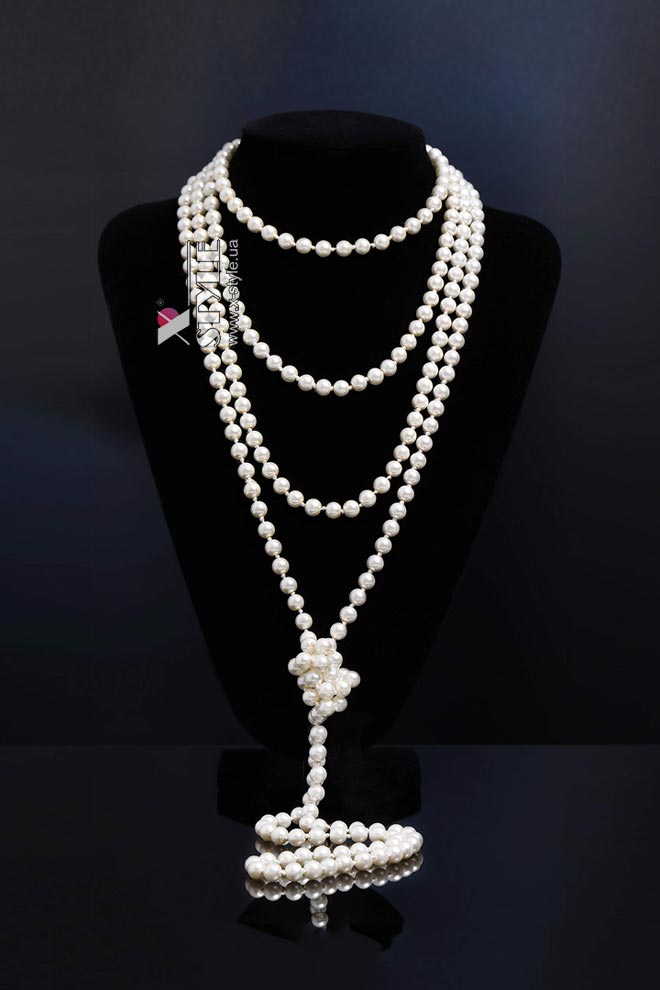 Довге перлове намисто (290 см)