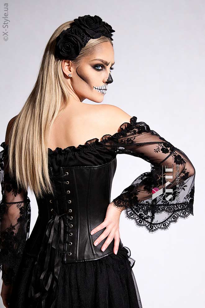 Костюм в стиле Halloween (корсет + блузка)