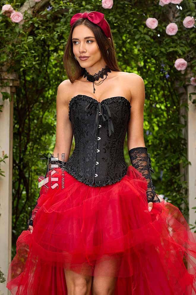 Жаккардовый корсет с застежкой бюск C1085 (1210852)