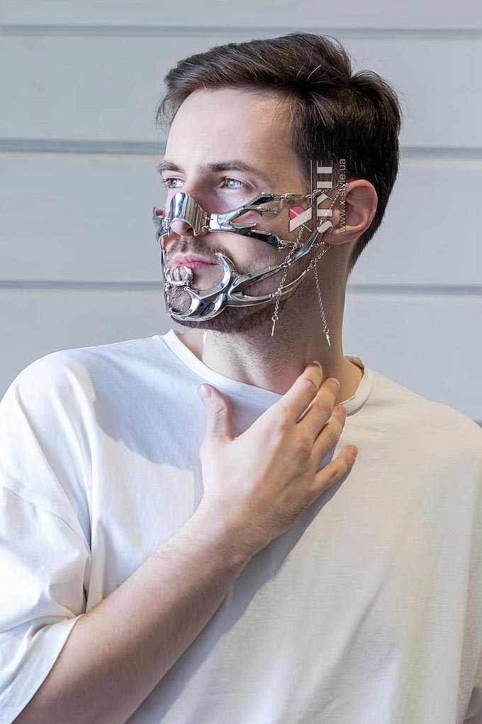 Чоловіча та жіноча маска "Кіборг"