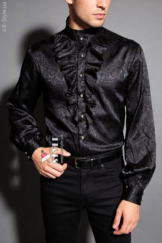 Рубашка мужская с жабо Gothic Aristocrat
