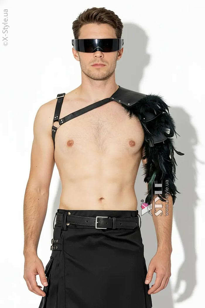 URBEX Black Men's Feather Harness