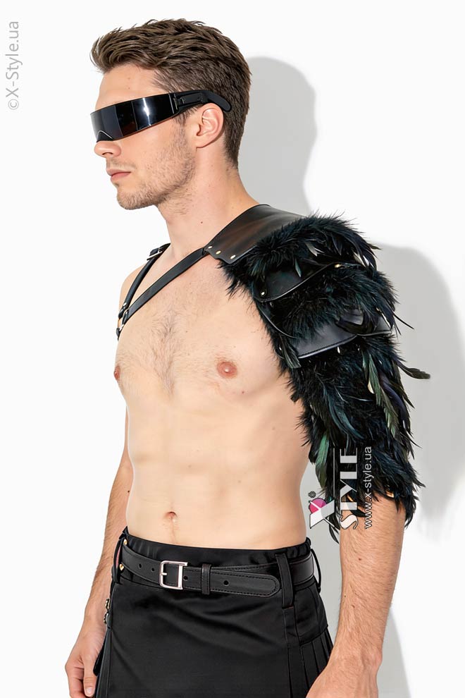 URBEX Black Men's Feather Harness (223002)