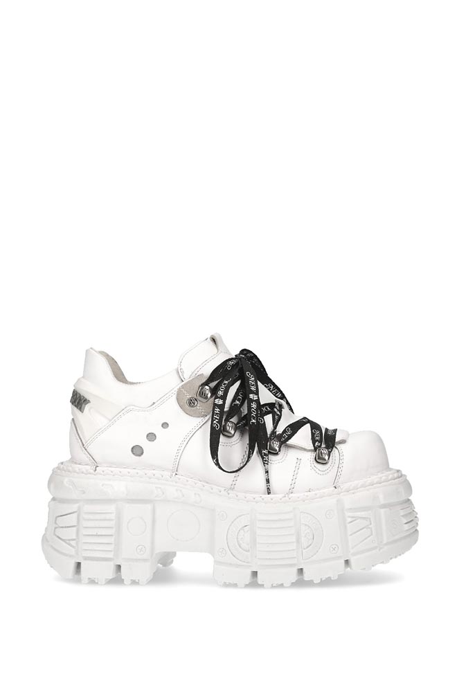 Масивні шкіряні кросівки TANK NAPA BLANCA