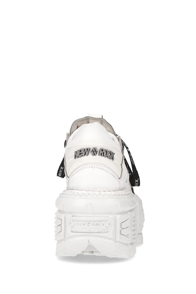 Масивні шкіряні кросівки TANK NAPA BLANCA