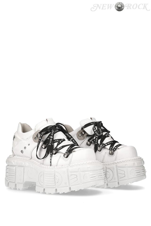 Масивні шкіряні кросівки TANK NAPA BLANCA (314065)