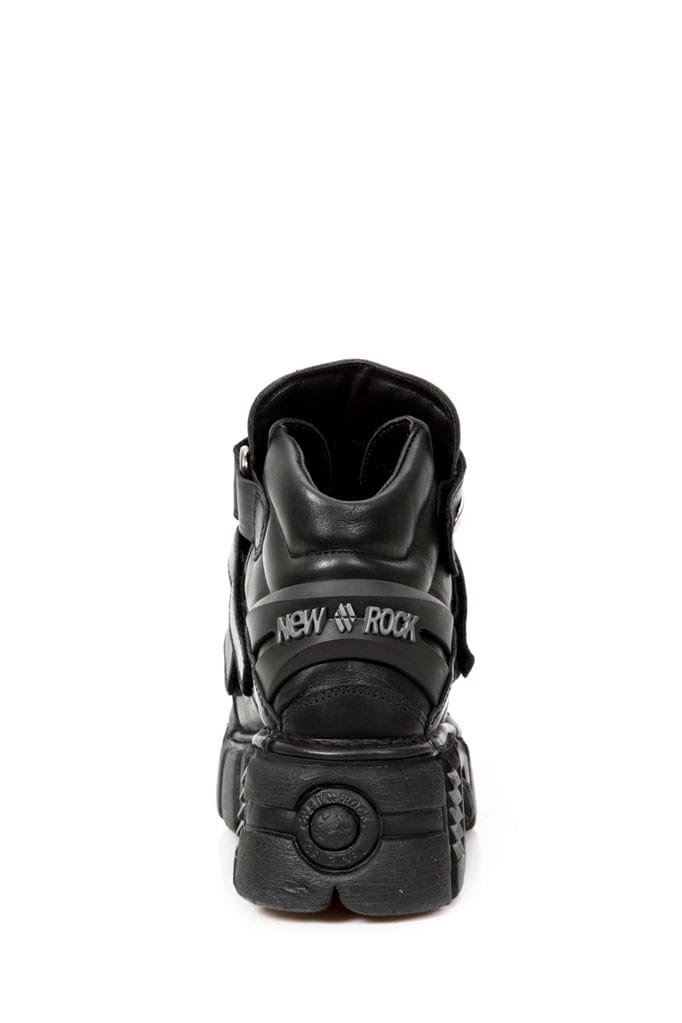 Чорні шкіряні черевики N4016 ITALY