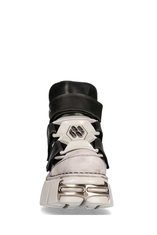 New Rock Alaska Perla Leather Sneakers