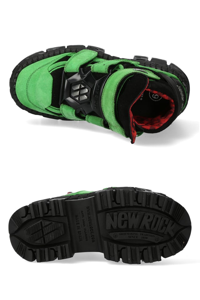 ANTE FLUOR Nubuck Platform Sneakers