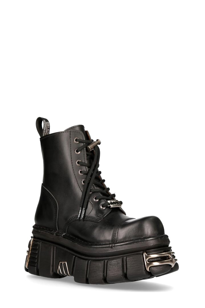 Кожаные ботинки New Rock Metallic Tower