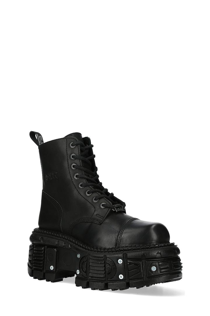 Кожаные ботинки на массивной подошве TANK IMPERFECT