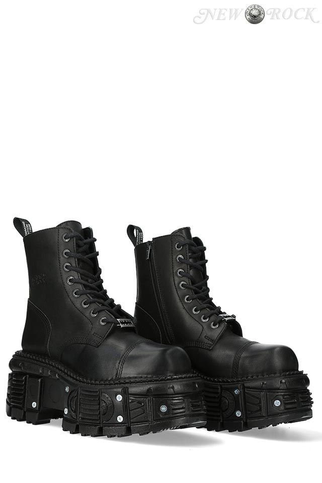 Кожаные ботинки на массивной подошве TANK IMPERFECT (314020)