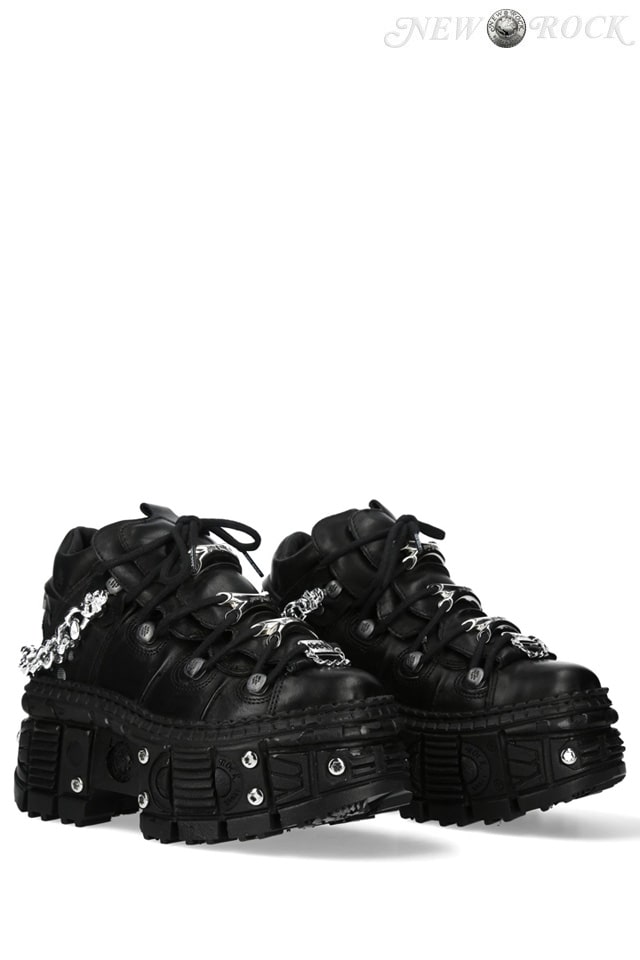 New Rock TANK PALADIO Leather Sneakers