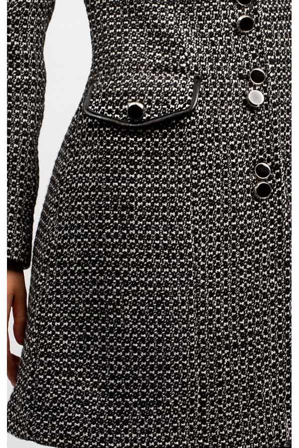 Tweed Demi-Season Women's Coat Х4058