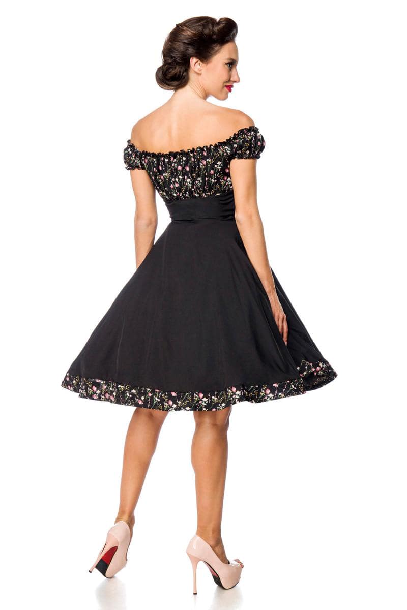 Винтажное платье с цветочным лифом Belsira