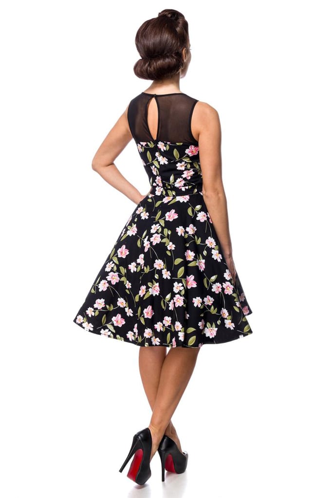 Retro Dress with Circle Skirt B5516