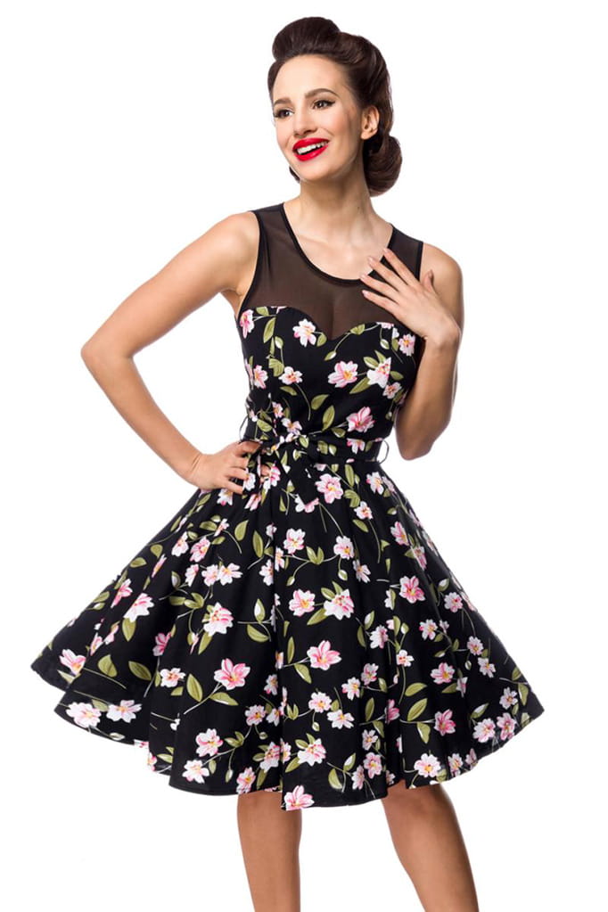 Сукня в стилі Ретро з квітковим візерунком B5516