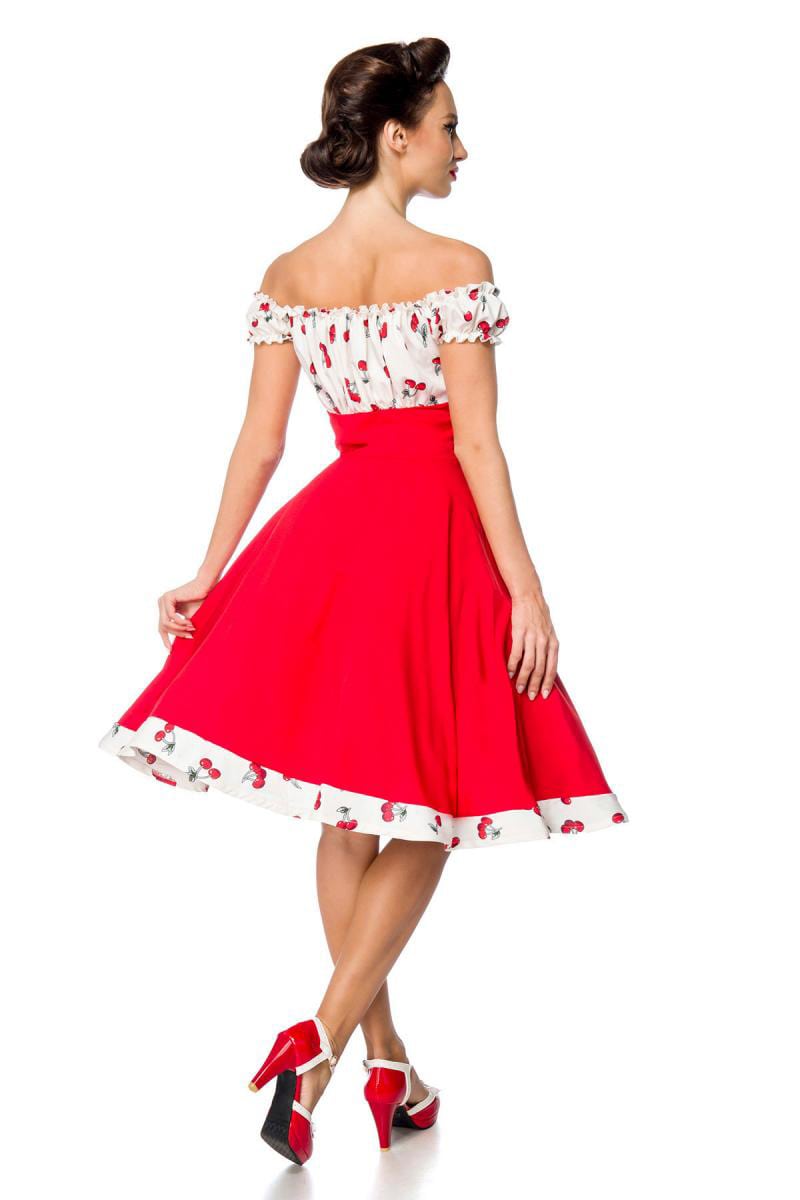 Червона сукня Rockabilly з вишеньками