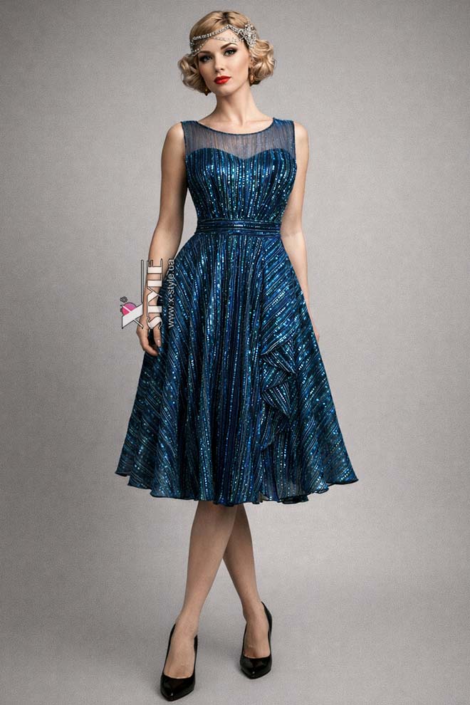 Блестящее платье Adriana Metallic X5600 (105600)