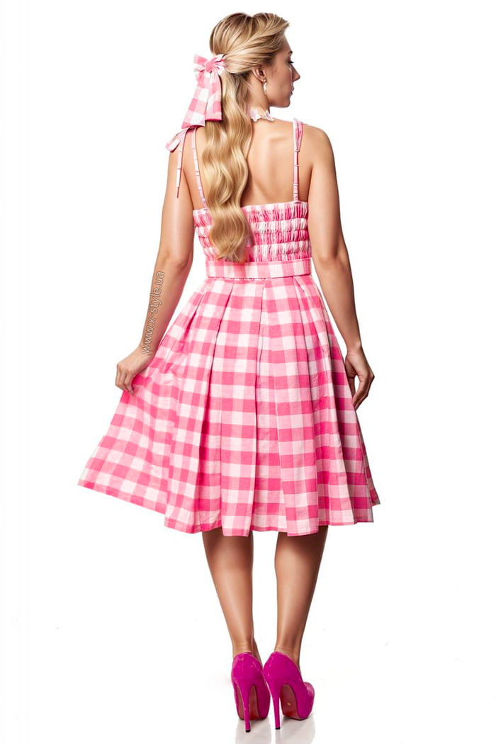 Бавовняна сукня Pinky + аксесуари