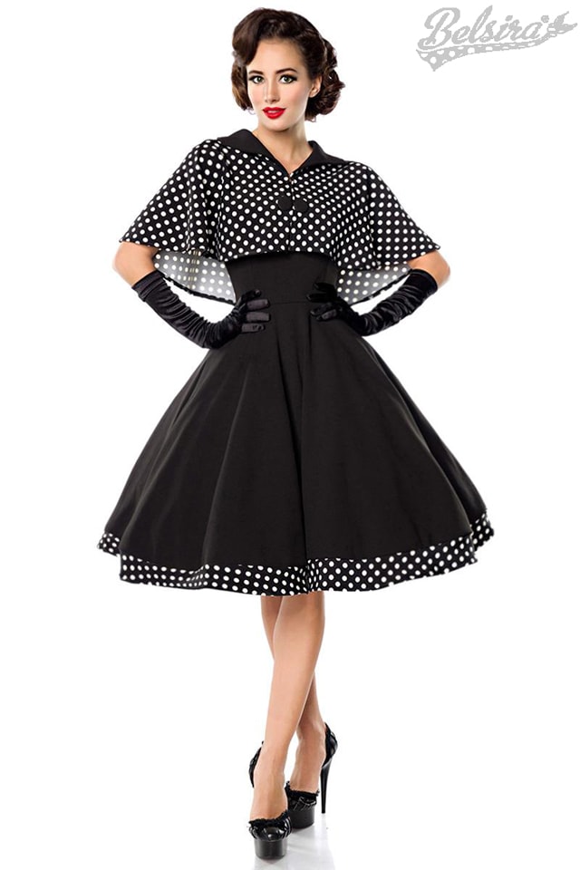 Сукня в стилі 50-х з шаллю