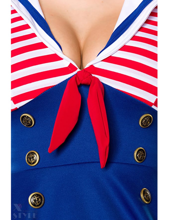 Belsira Navy Style Swing Dress