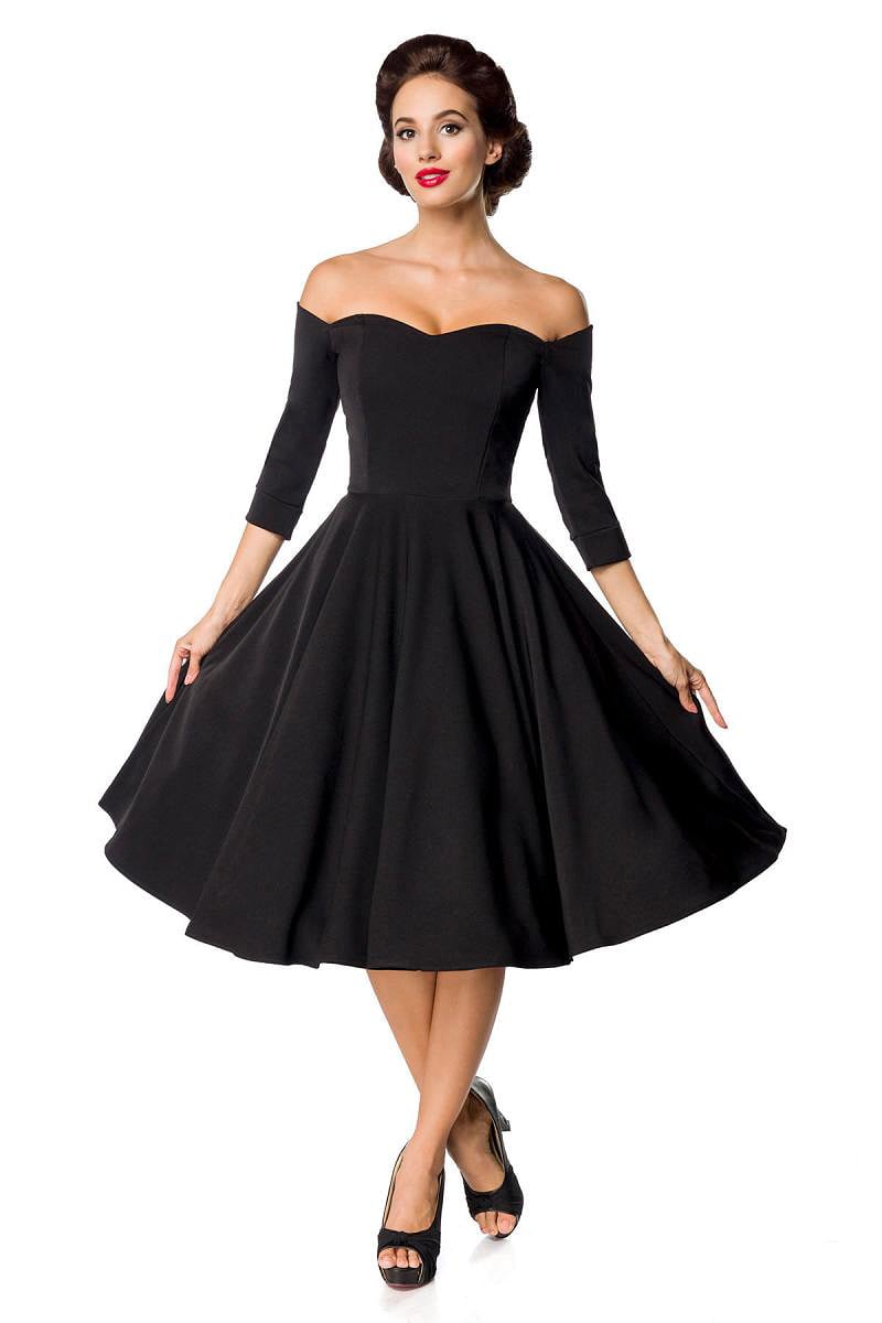 Винтажное черное платье Belsira