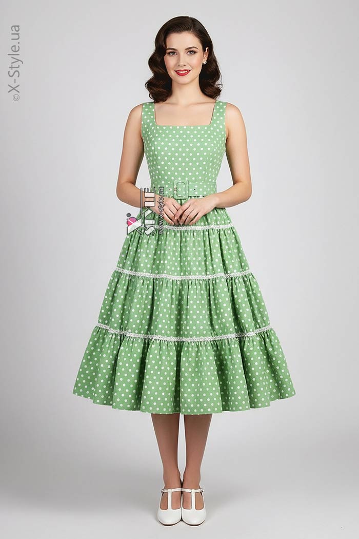 Винтажное платье Mint Belle (105351)