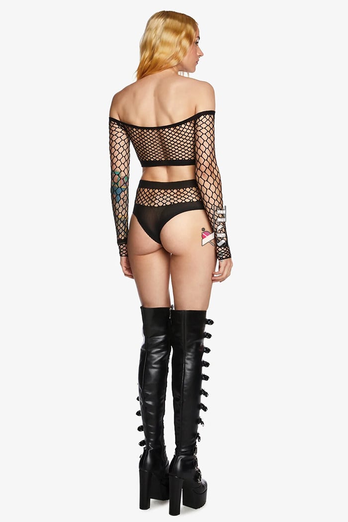 Mesh Set (Top, Shorts and Nipple Patches)