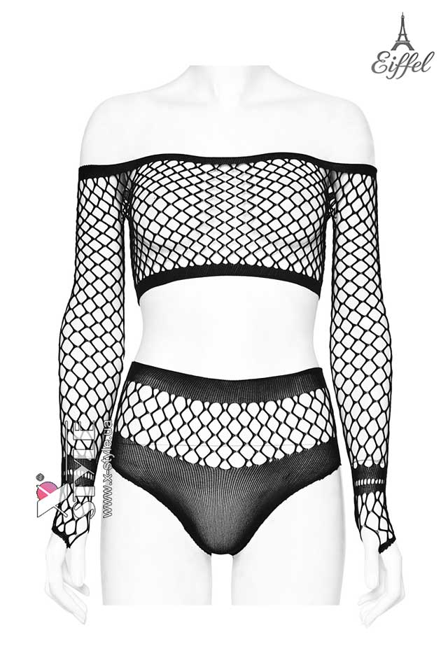 Fishnet Top and Shorts E5041