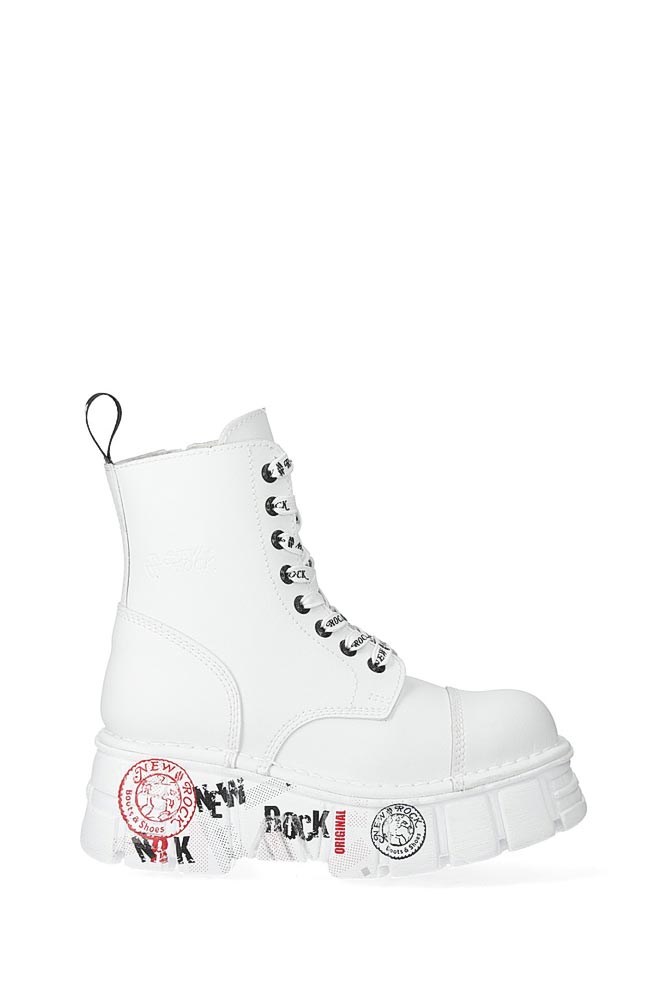 Белые ботинки на платформе New Rock URBAN TRILLS