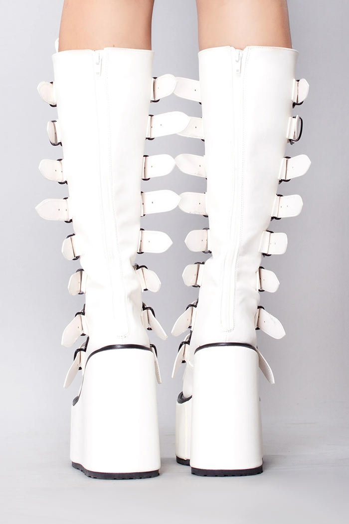 Сапоги на высокой платформе Demonia Swing Plates