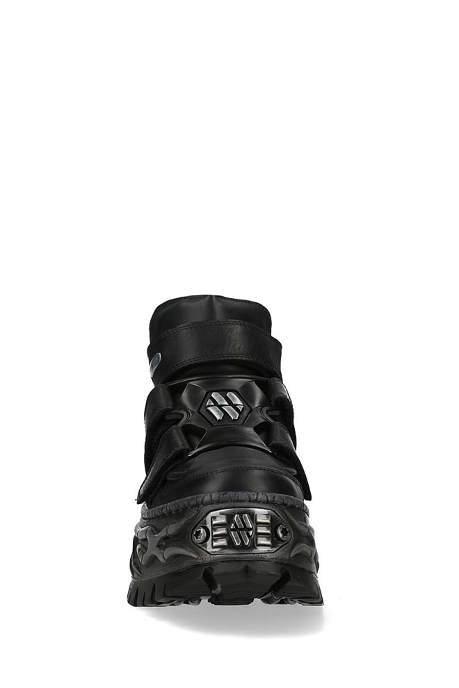 Кожаные кроссовки с винтами New Rock URBAN ELEGANCE