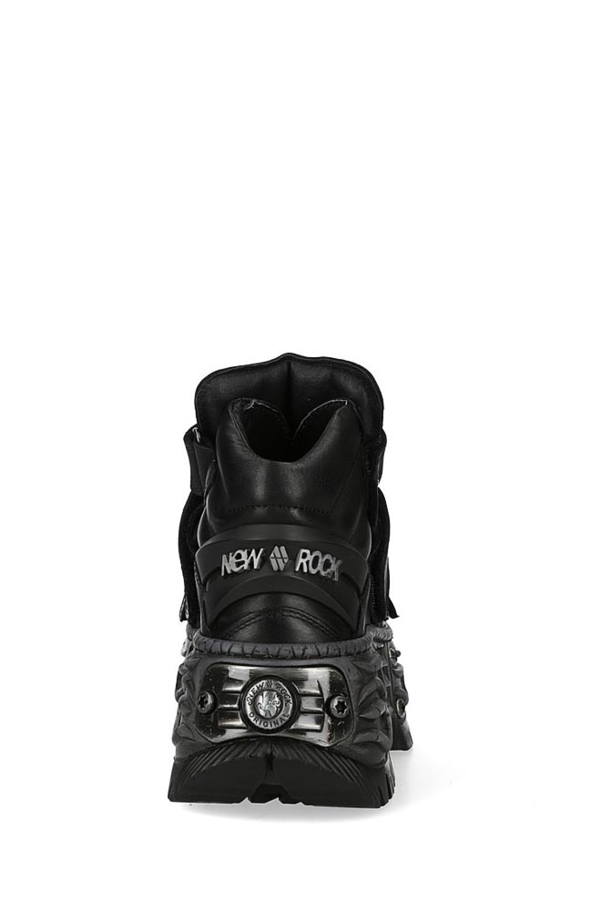 Кожаные кроссовки с винтами New Rock URBAN ELEGANCE