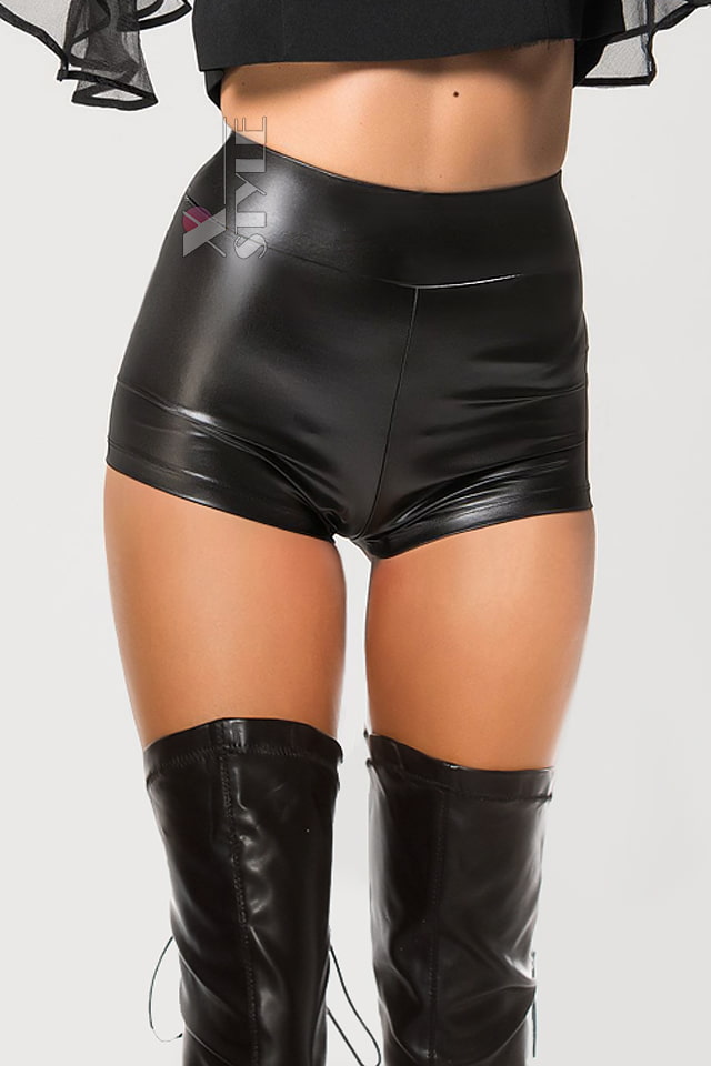 Leather Shorts X0883