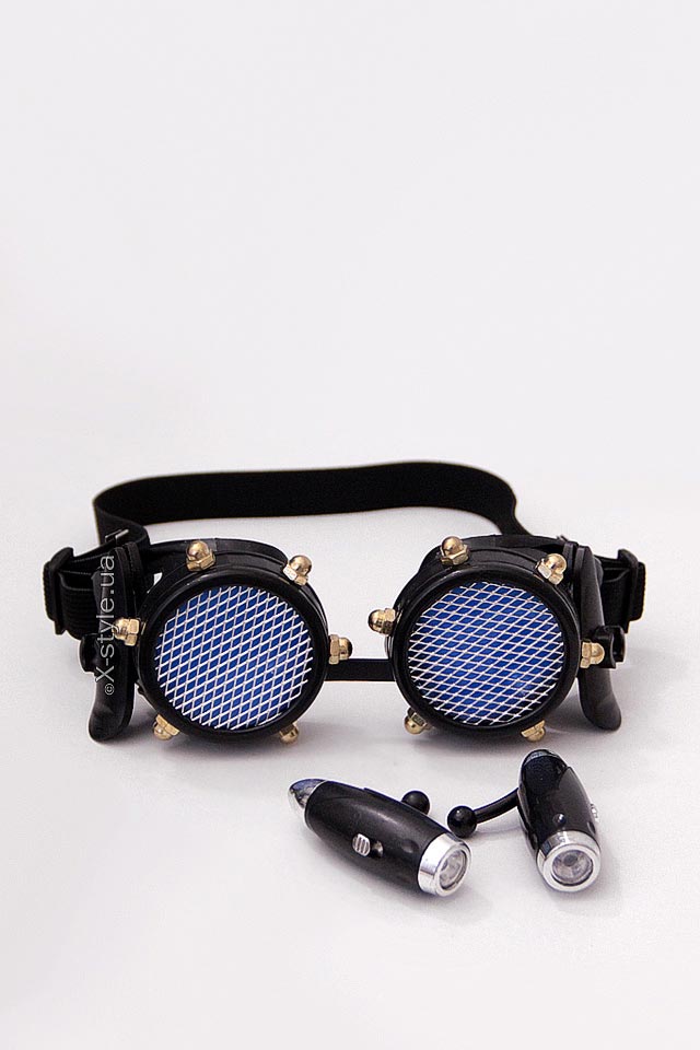 Чорні окуляри гогли з підсвіткою X5103