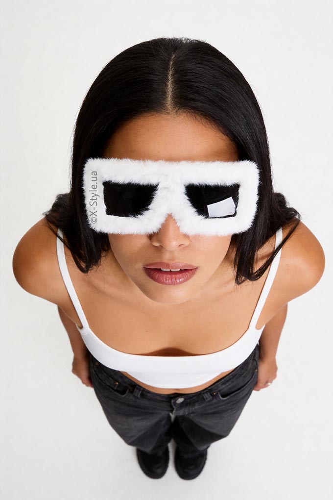 Фестивальные очки с мехом X5166