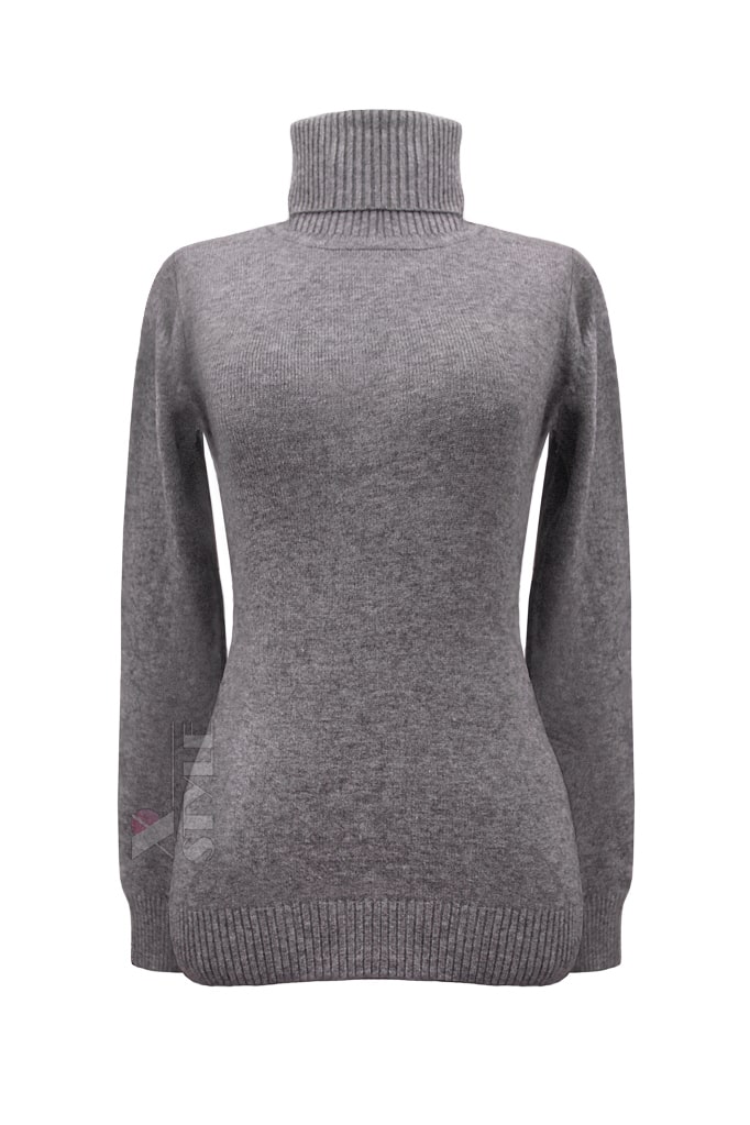 Women's Turtleneck Sweater with Wool XC1031