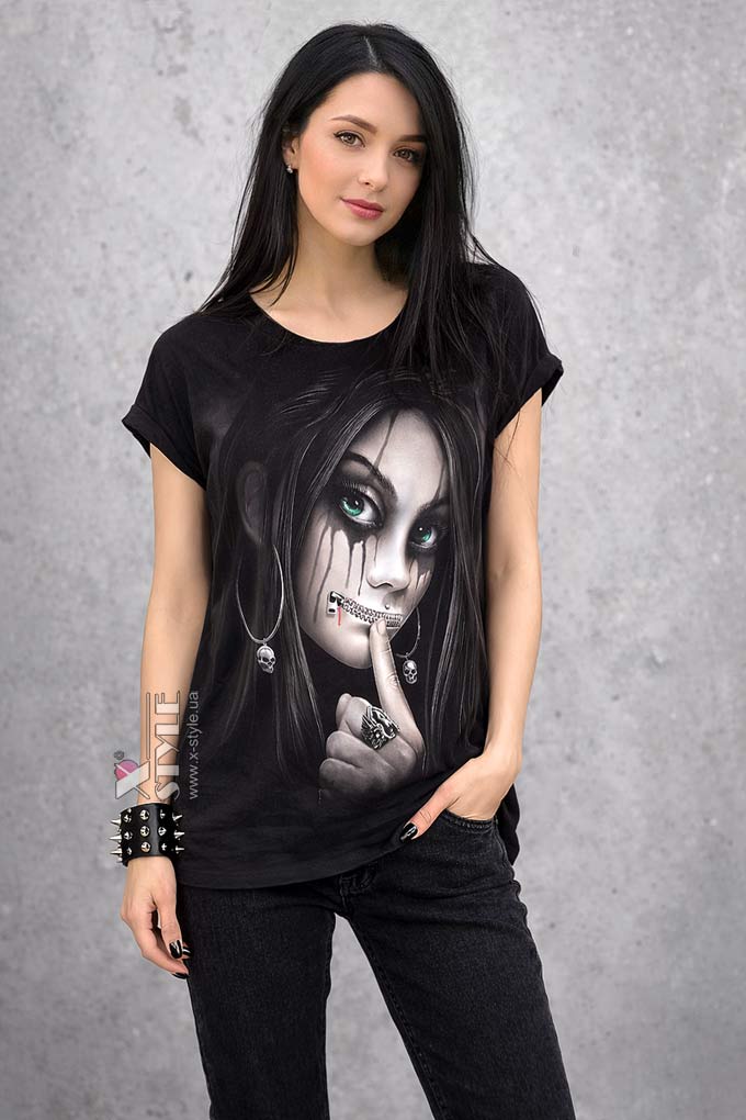 Футболка жіноча Spiral ZIPPED (102227)