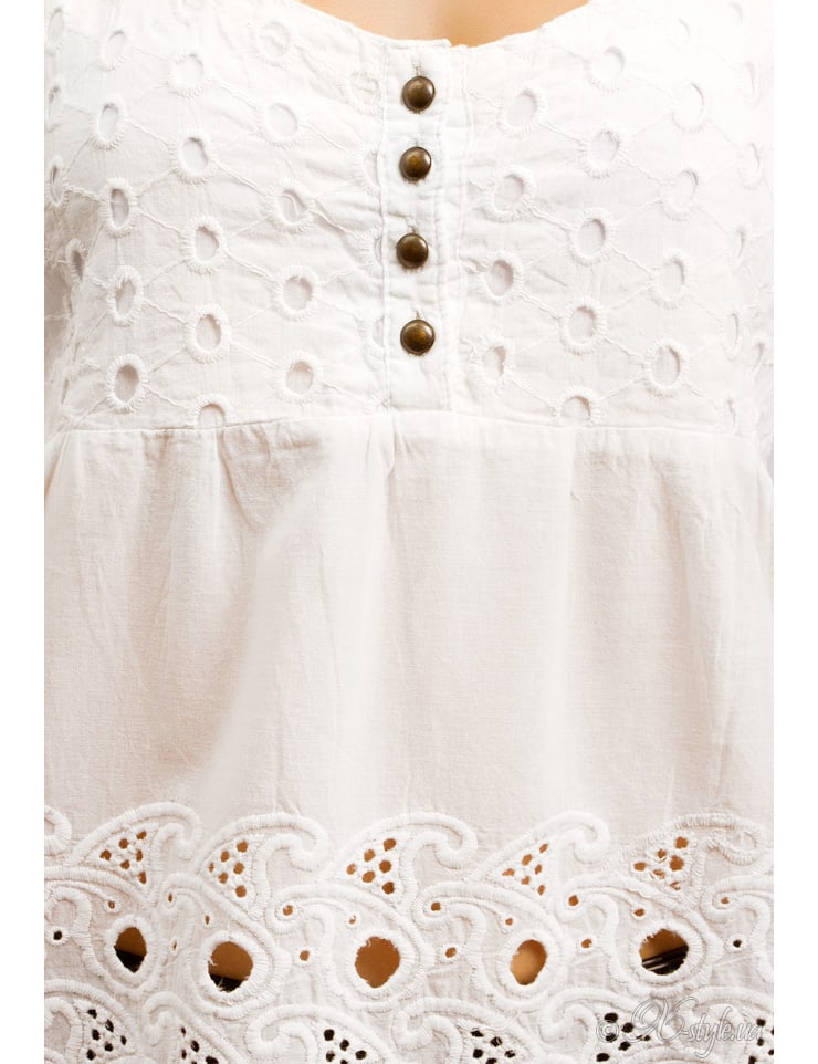 Women's Cotton Top with Embroidery I-142